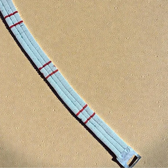 Vintage Zulu Beaded Belt – South African Tribal Waist Belt – Glass Seed Beads